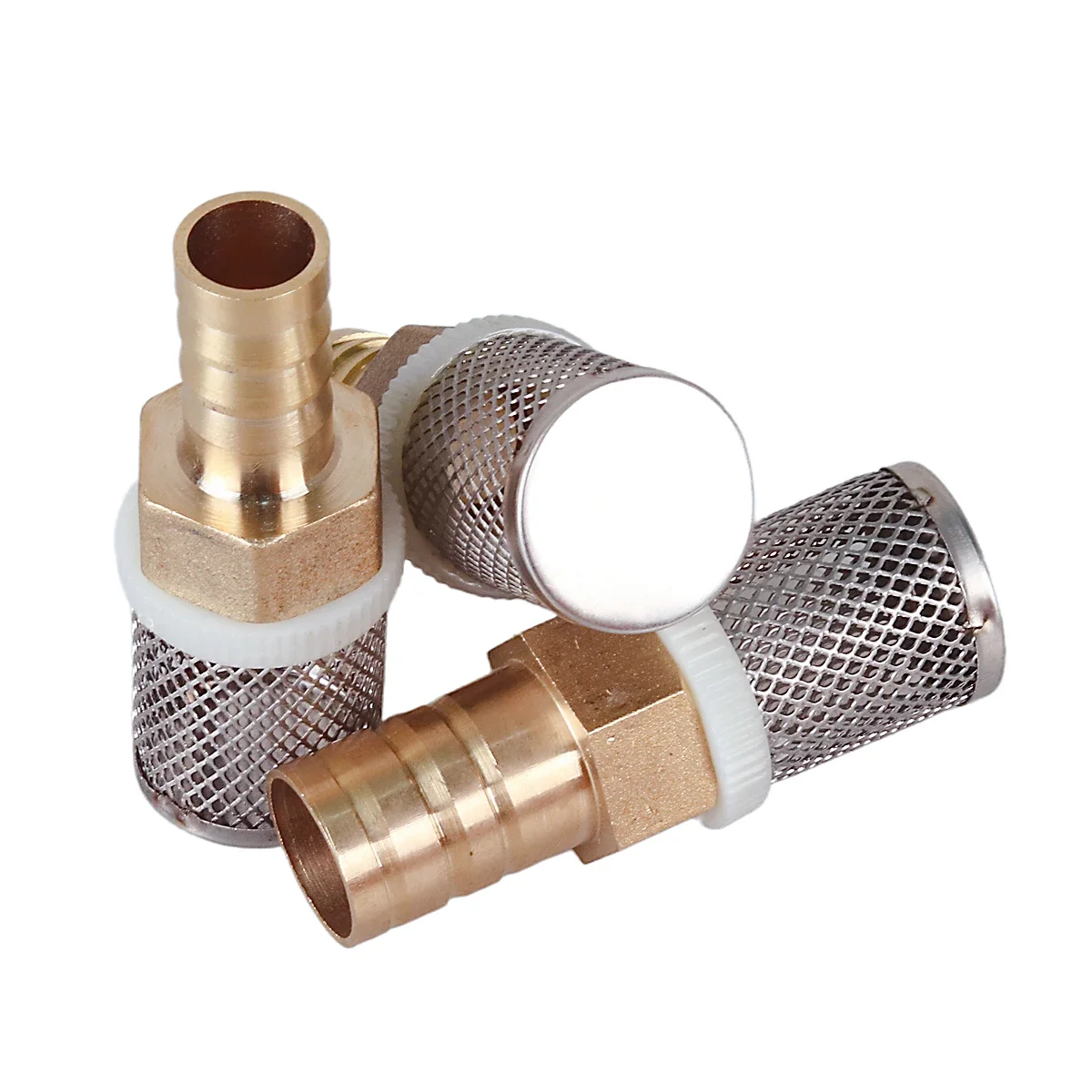 Stainless Steel Mesh Filter 6 8 10 12 14 16mm Irrigation Pump Protection Hose Water Cleaning Filter Pagoda Brass Fitting Garden