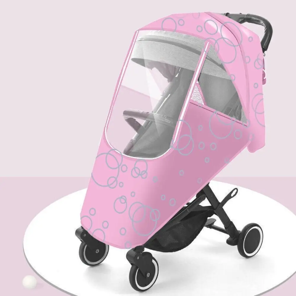 Oxford Cloth Stroller Rain Cover Wind Dust Shield Stroller Accessories Infants Car Rain Cover Winter Thicken Waterproof