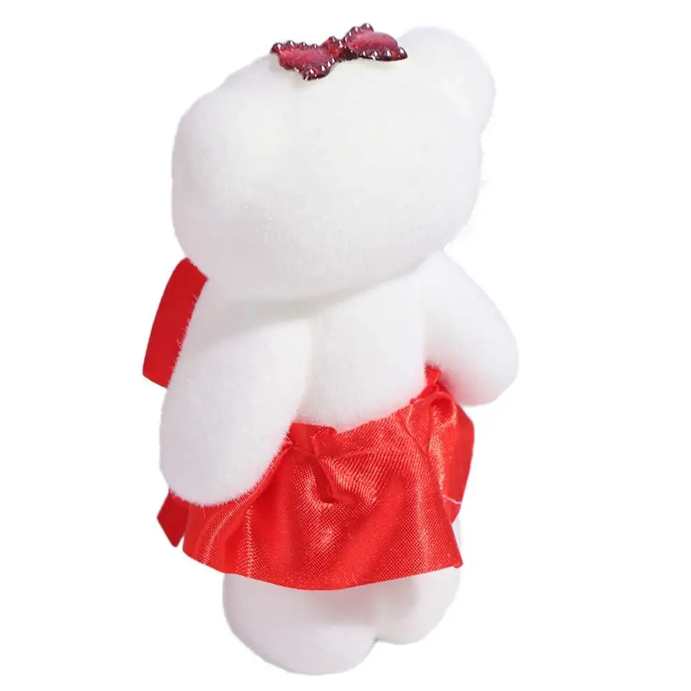 10 قطعة/المجموعة الزفاف هدية رغوة الدب الدب رغوة الحيوان الدب الصغير زهرة باقة DIY 10 سنتيمتر الكرتون باقة هدايا التخرج