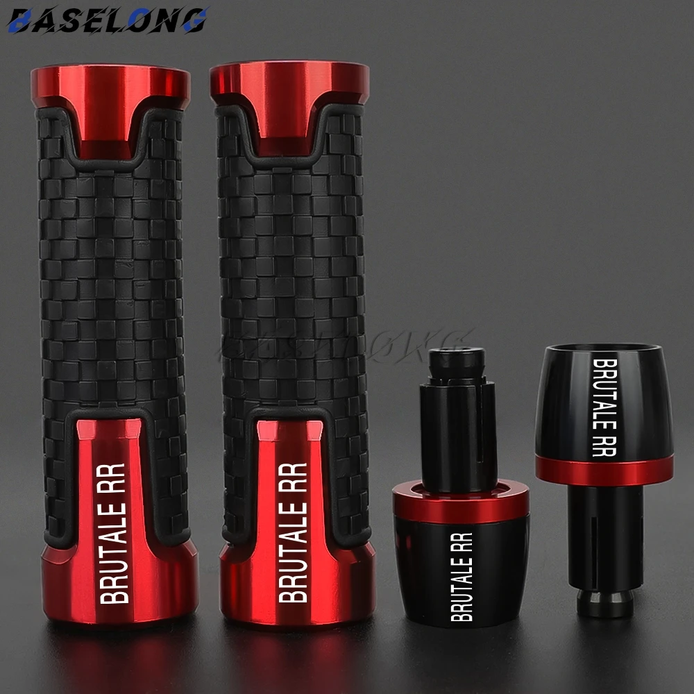 

Motorcycle Handlebar Grips Bar Ends Hand Grip Plug Slider End Caps For MV AGUSTA Brutale 800 RR 2013-2025 2024 2023 2022 2021