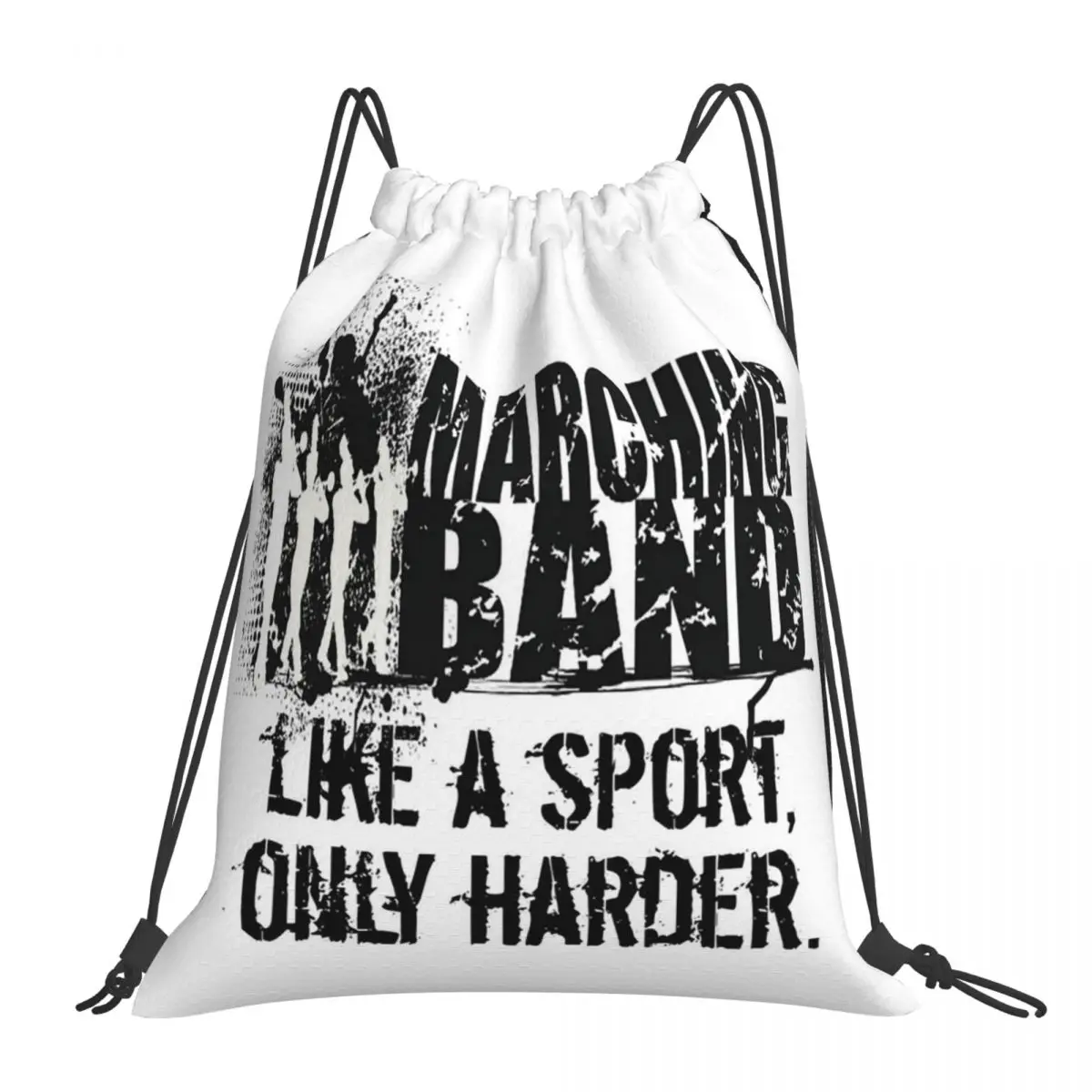 Marching Band Shirt - Marching Band Backpacks Multi-function Portable Drawstring Bags Drawstring Bundle Pocket Sports Book Bags