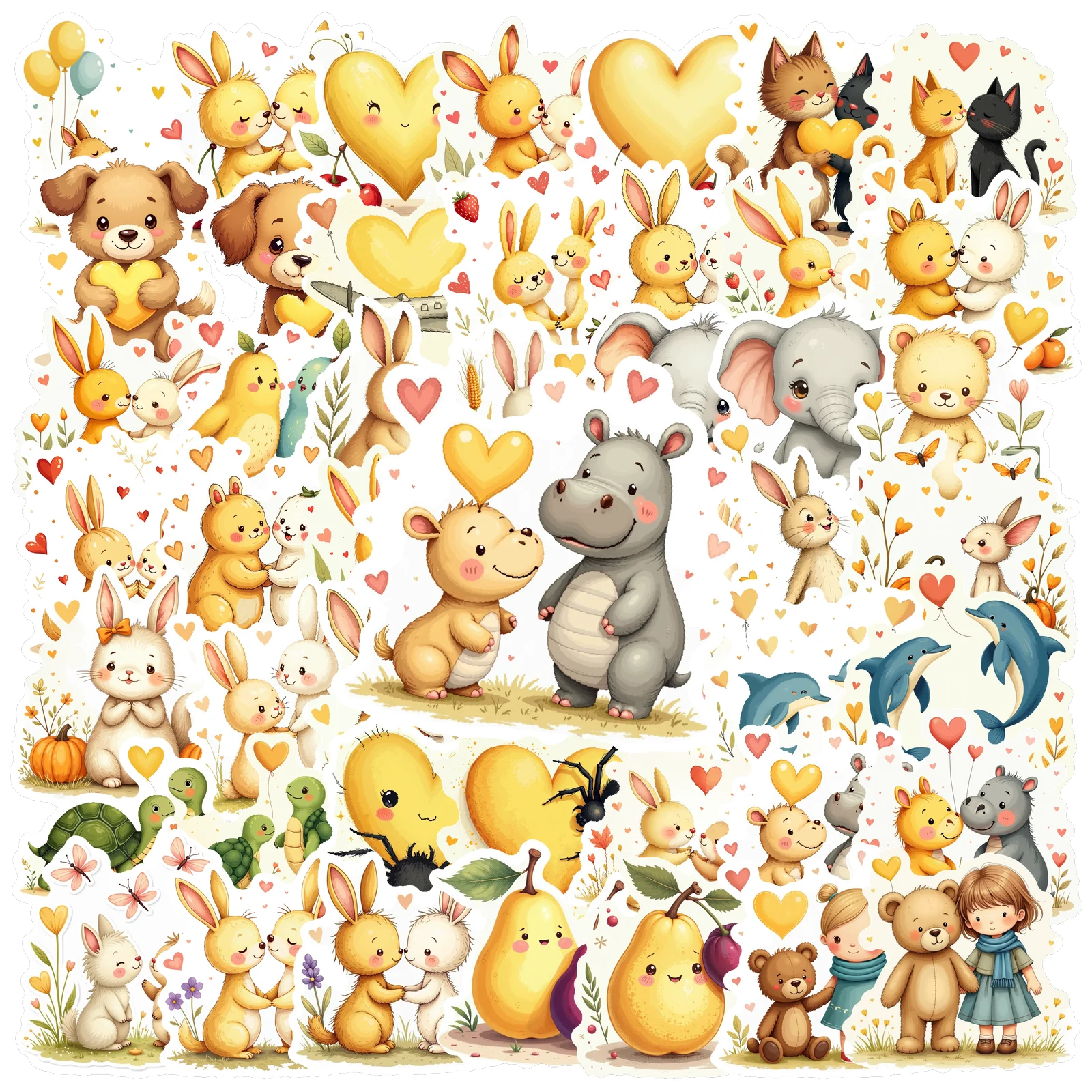 50pcs Decals Waterproof Phone Stickers Decals Set Bicycle Stickers for Teens