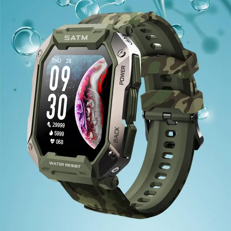 

Ultimate Sports Companion: C20 Waterproof Smart Bracelet with Multiple Dials