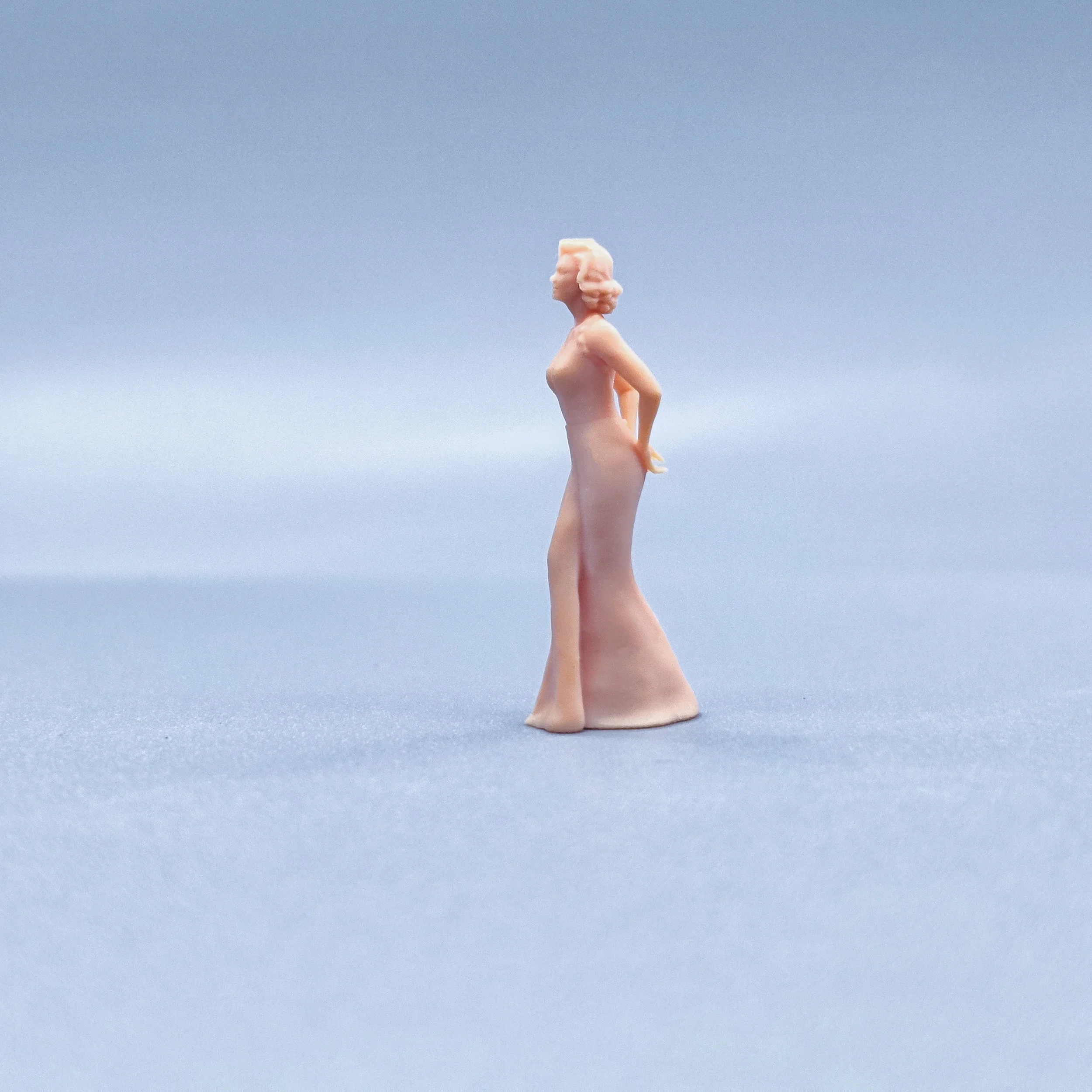 1/64 1/50 1/43 تماثيل مقياس نموذج الراتنج موقف قائم مارلين مونرو غير ملونة المنمنمات ديوراما رسمت باليد V908 #2