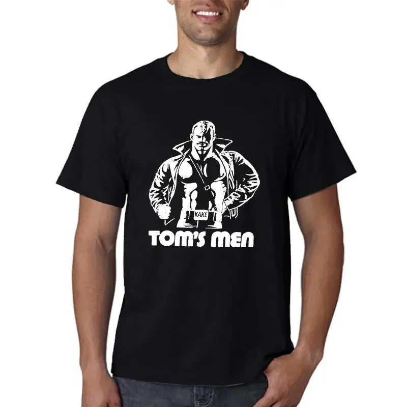 Tom of Finland Kake T-Shirt Black Tee-shirt Tshirt Menswear Short Sleeve 100% Cotton Short Sleeve O-Neck Tops Tee Shirts s-3xl