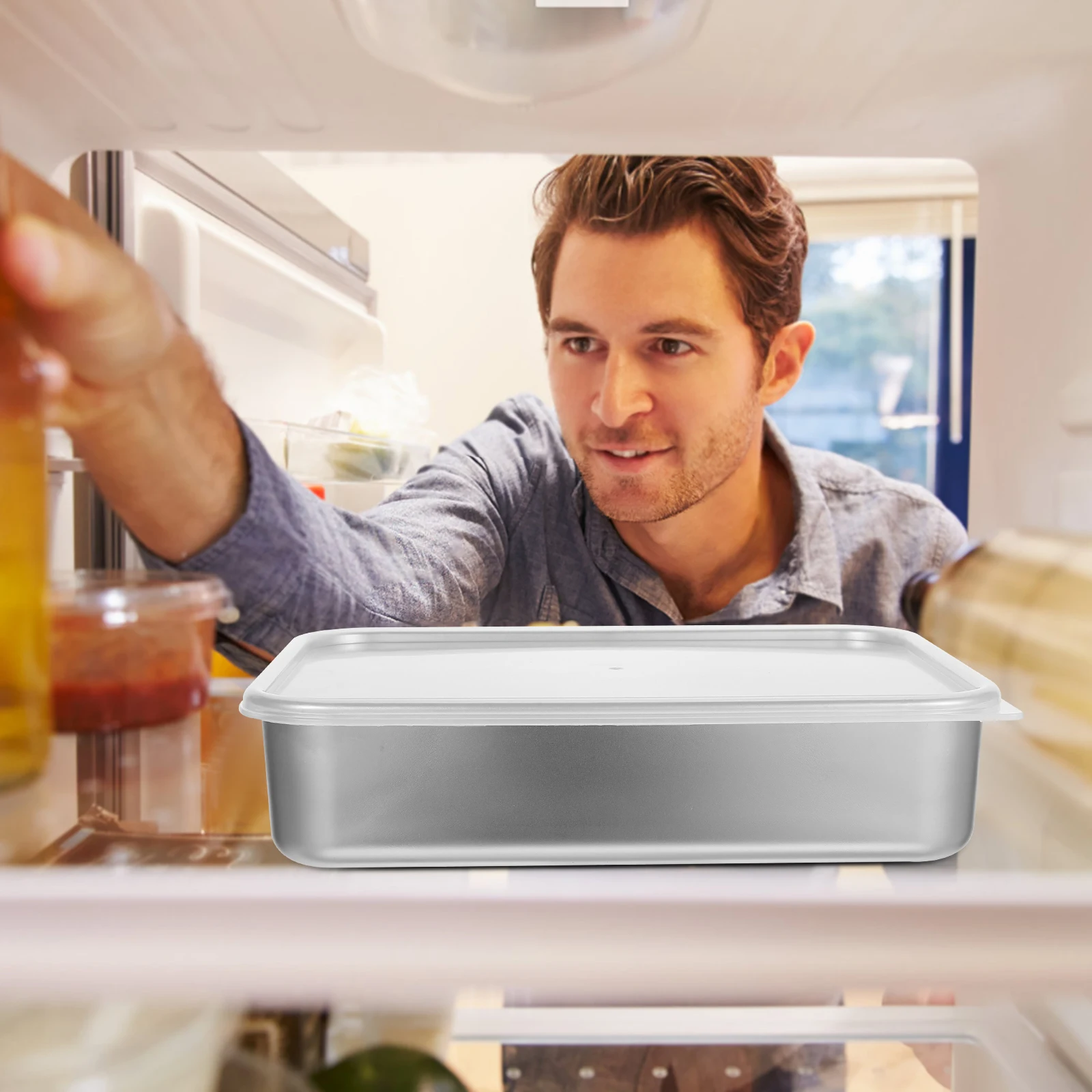 

Multi-Functional Fridge Storage Container Green Food Fresh Keeper Box For Vegetables