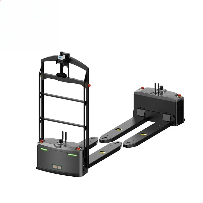 AGV Steering Wheel Drive Very Narrow Aisle Voice Broadcast Stacking Mobile Robot