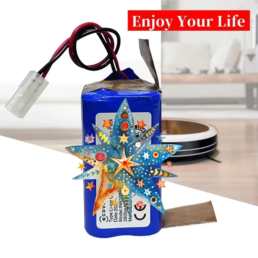 AIMJIN New 14.8V 2800mAh Li-ion Battery Pack For Rowenta Tefal Explorer Serie 20 40 60 Robot Vacuum Cleaner Part
