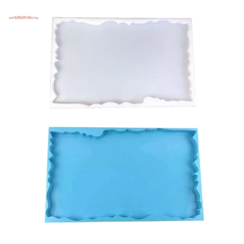 

Large Irregular Rectangle Mold River Table Silicone Mold DIY Crystal Epoxy Resin Mold Ornaments Tabletop Drop Molds