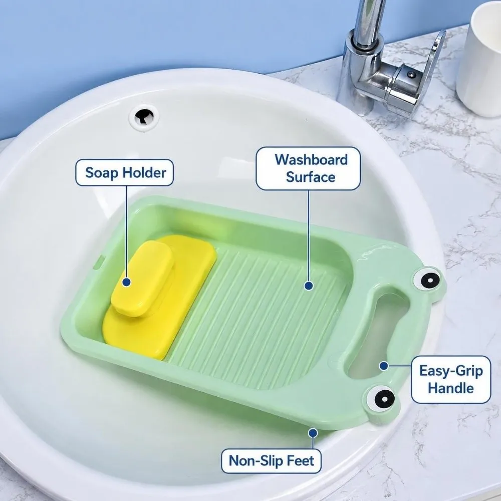 Plastic Underwear Washboard Anti-slip Thicken Material Socks Washboard Cleaning Tool Cleaning Accessory Washing Board