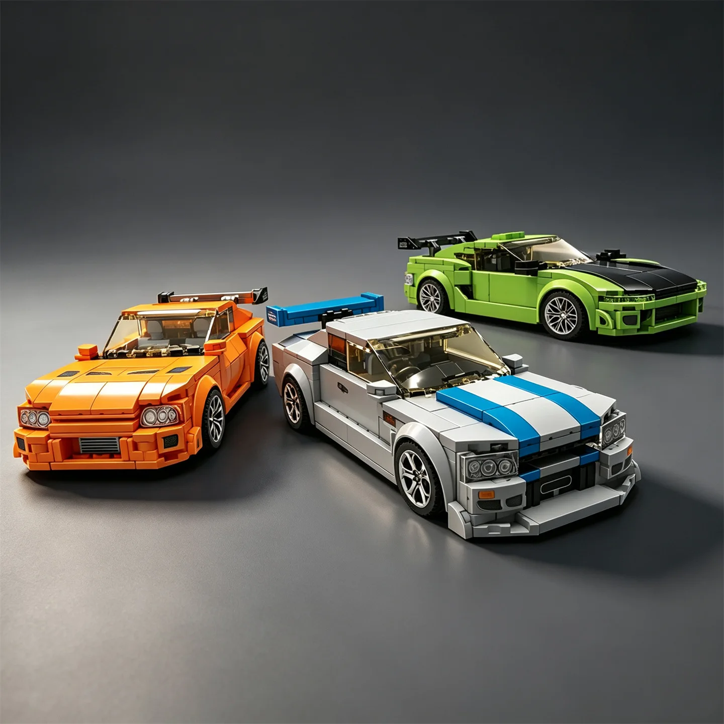 City Racing Supercar Building Blocks Sports Car Model Rally Racing High-Speed Figurine MOC Small-Piece 1/32 Scale Model Gift - view 2