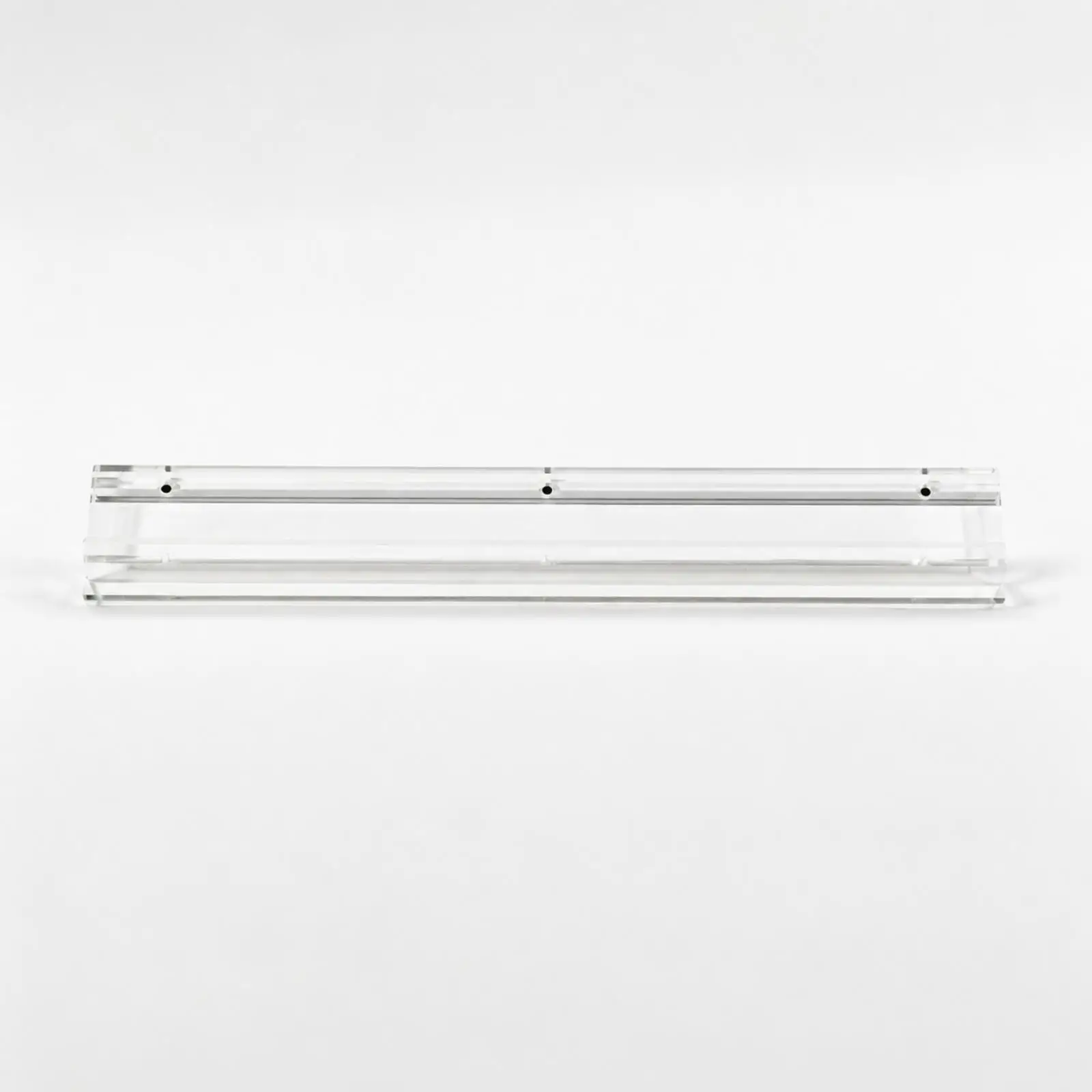 4 Pieces Mahjong Tile-Pushing Ruler Transparent Acrylic Mahjong Tile Ruler with Grooved Tile Guide Smooth Edges for Tabletop