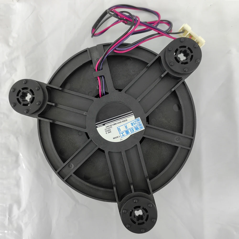 

New GW12E12MS1AAZ-52 Refrigerator Fan Motor 12V 0.26A 3-wire Fridge Cooling Fan Motor for Midea Refrigerator Freezer Accessories