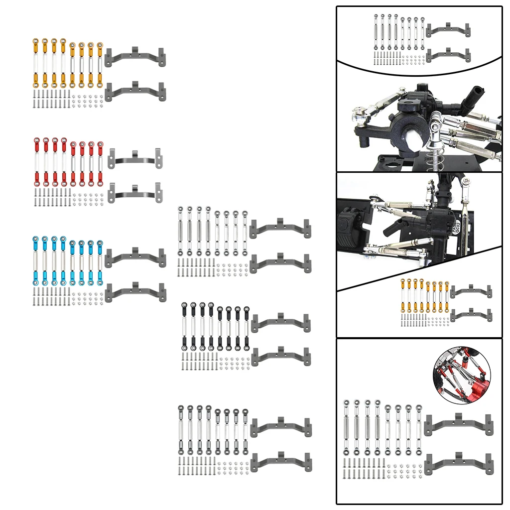 Metall-Zugstange / 12 Maßstab D90 D91 MN99S LKW Auto Hobby Modell Modifikation