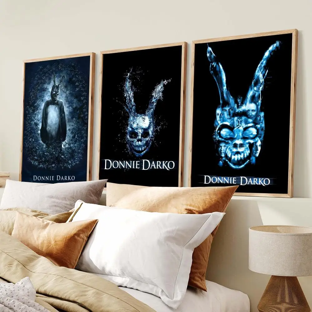 Cult Sci-Fi Movie D-Donnie Darko Poster Modern Minimalist Wall Art Prints Poster Home Decor Interior Bedroom Living Room