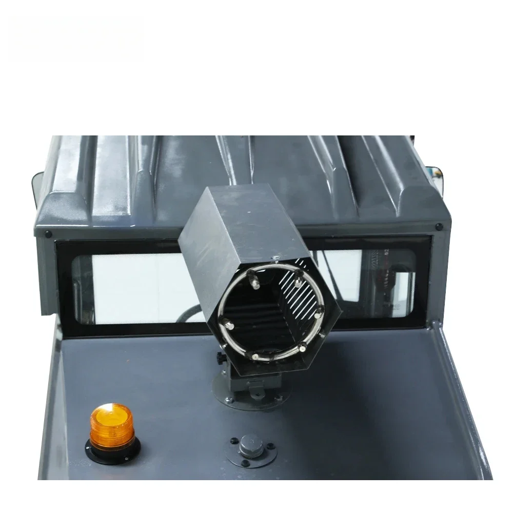 Elektrische veegmachine rijden, commerciële industriële eigendomsparkworkshop, wegveegmachine, veegmachine