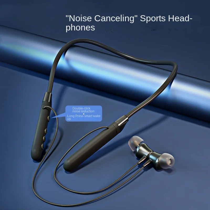 

2024 In-ear Bluetooth Earbuds Binaural Noise Reduction Earphones Wireless Monitoring Headset Neck Earplug Earphones for Gaming