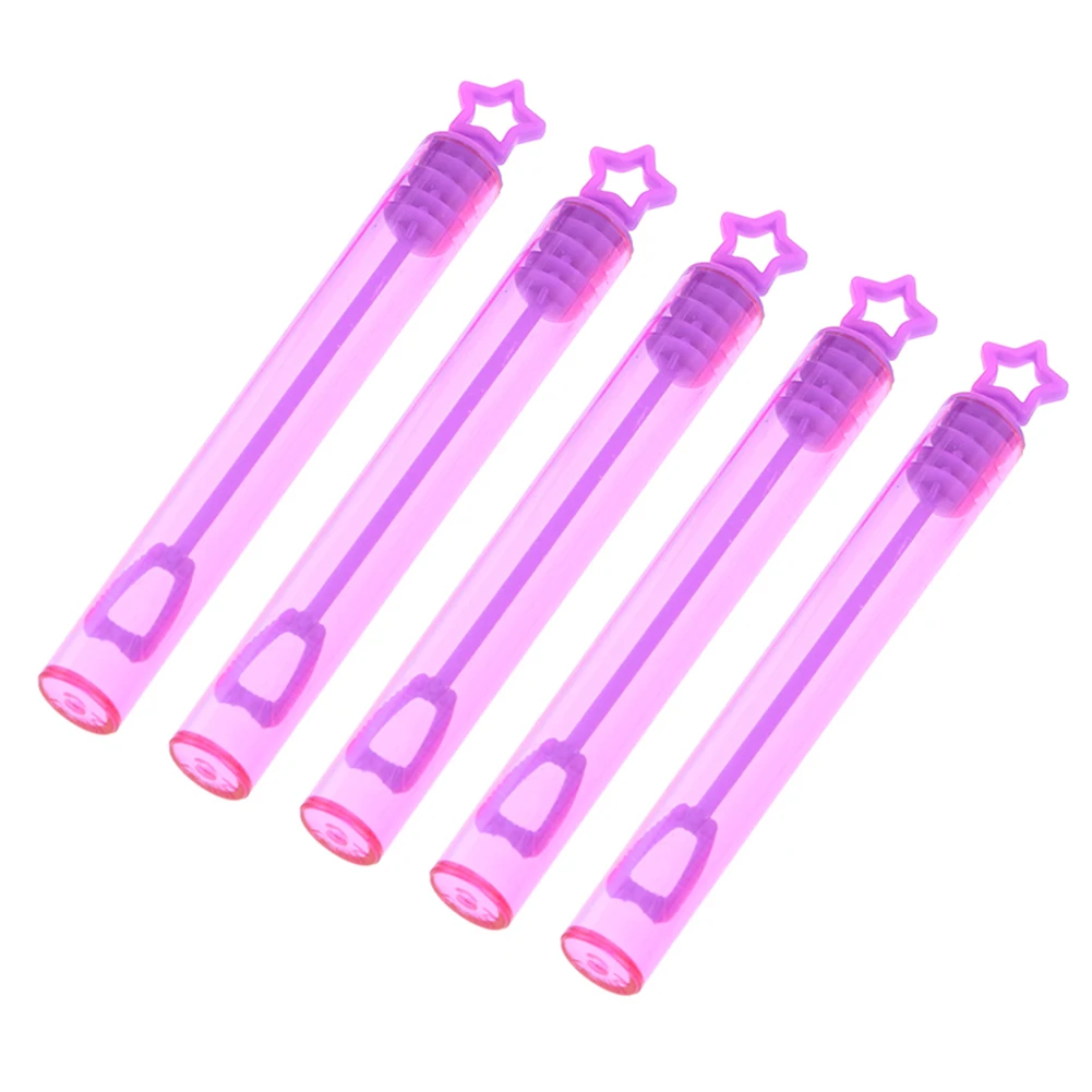24x Party Birthday Empty Wand Tube DIY Bubble Soap Bottles for Children Kids Toy Holiday Wedding Party Decor
