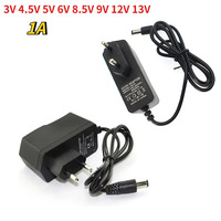 AC To DC 100-240V Power Adapter 3V 4.5V 5V 6V 8.5V 9V 12V 13V Power Supply Switching Charger 1A Converter with EU US Plug