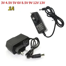 AC To DC 100-240V Power Adapter 3V 4.5V 5V 6V 8.5V 9V 12V 13V Power Supply Switching Charger 1A Converter with EU US Plug