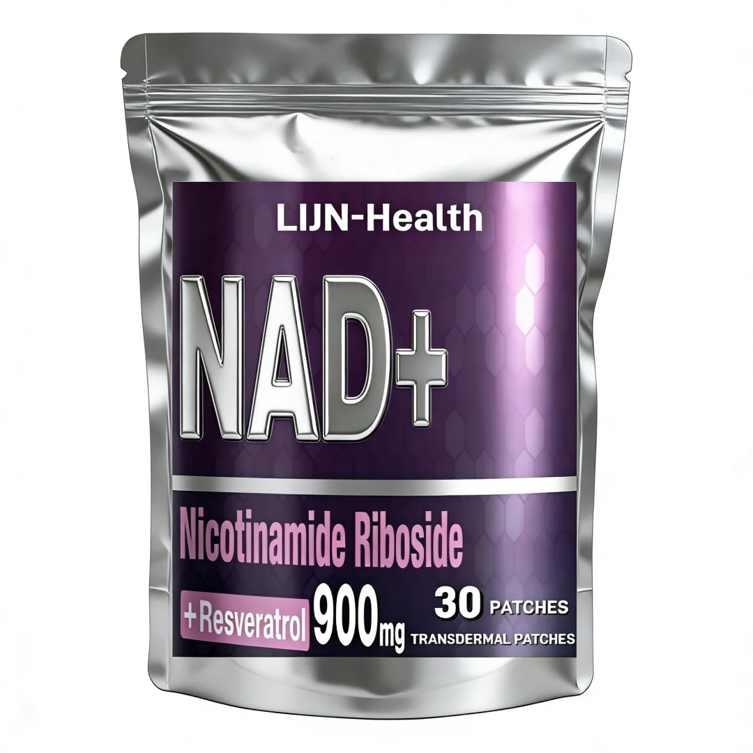 30 Patches Nicotinamide Riboside Transdermal Patches with Resveratrol for Men and Women Energy Anti-Aging Focus