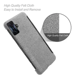 F4 GT For Poco F4 GT 5G Case Soft Premium Fabric and Anti-Slip Grip Cover For Poco F4 GT F3 Pro X4 X3 NFC M3 M4 Pro 4G 5G F2 F1