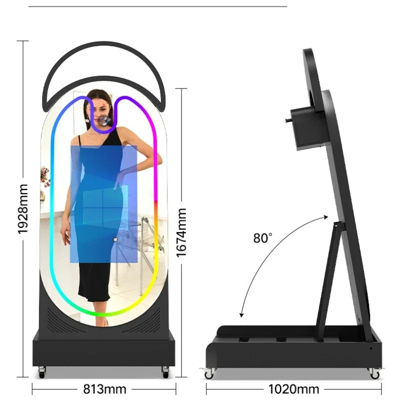 OEMMirror photo booth magic mirror, fitness mirror, makeup mirror mirror, camera artifact