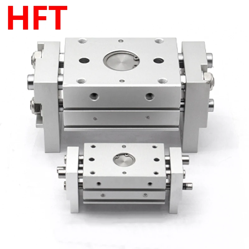 HFT Type High Quality Air Pneumatic Cylinder Large Diameter Open Clip Finger Cylinder HFT10/16/20/25/32x20/30/40/60/80/150-S