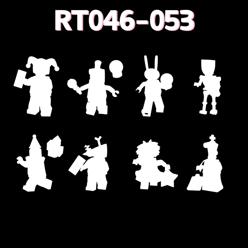 

Disney RT046-053 Building Block Figures,including Pomni,Caine,Jax,Robbie,Clown,Gangle,Zooble, popular collectible creative gift