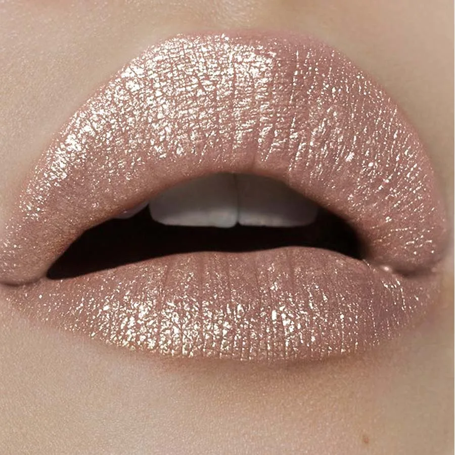 1 PC Sexy Glitter Plumping Metallic Lipstick Moisturizer Shimmer Lips Makeup  Fullness Lip Tint Gel Soft Tube Cosmetic Red