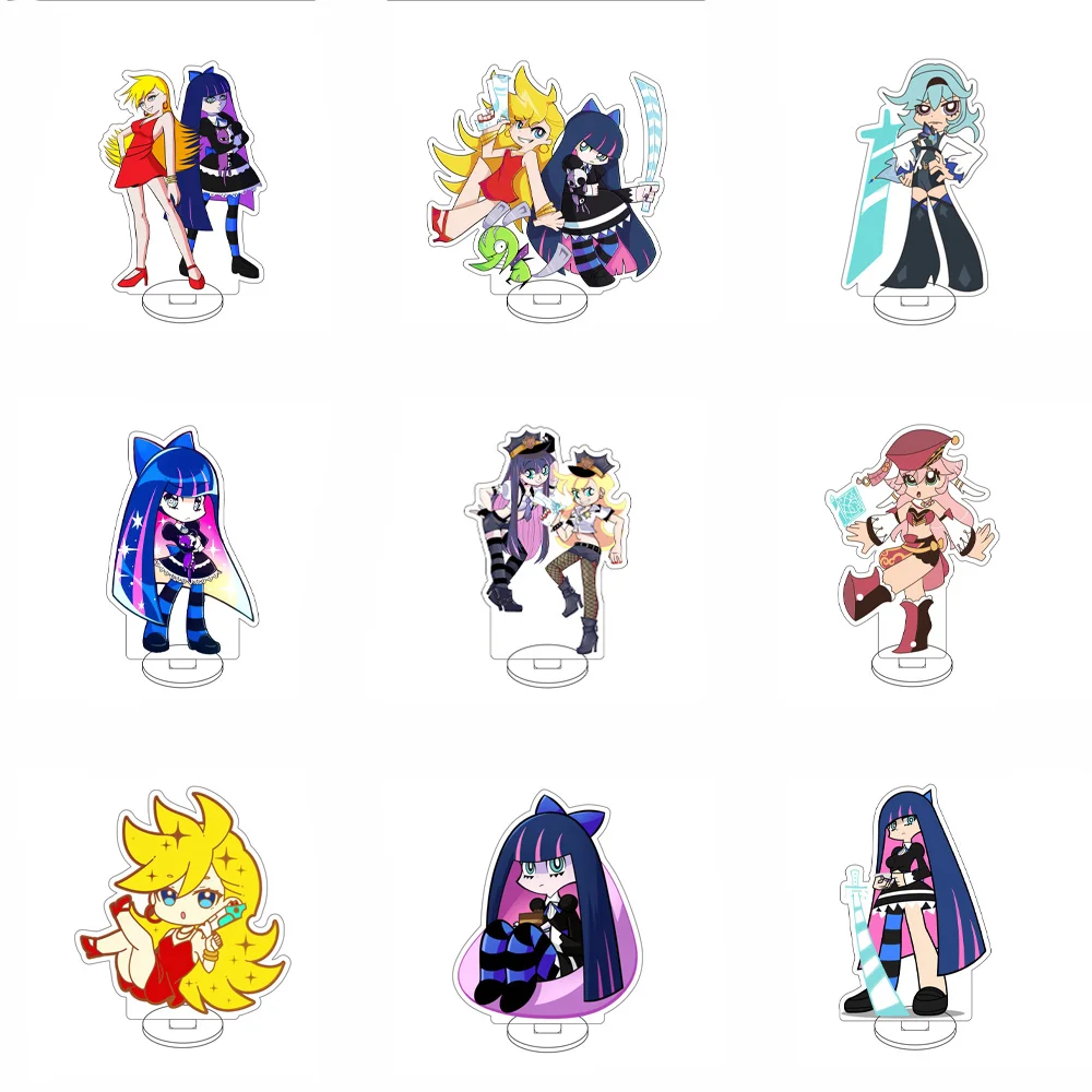 Medias de bragas de Anime de 10CM con liguero, soporte de figura, modelo de panty, anarquía/medias, decoración de escritorio bonita, regalos de letrero de pie