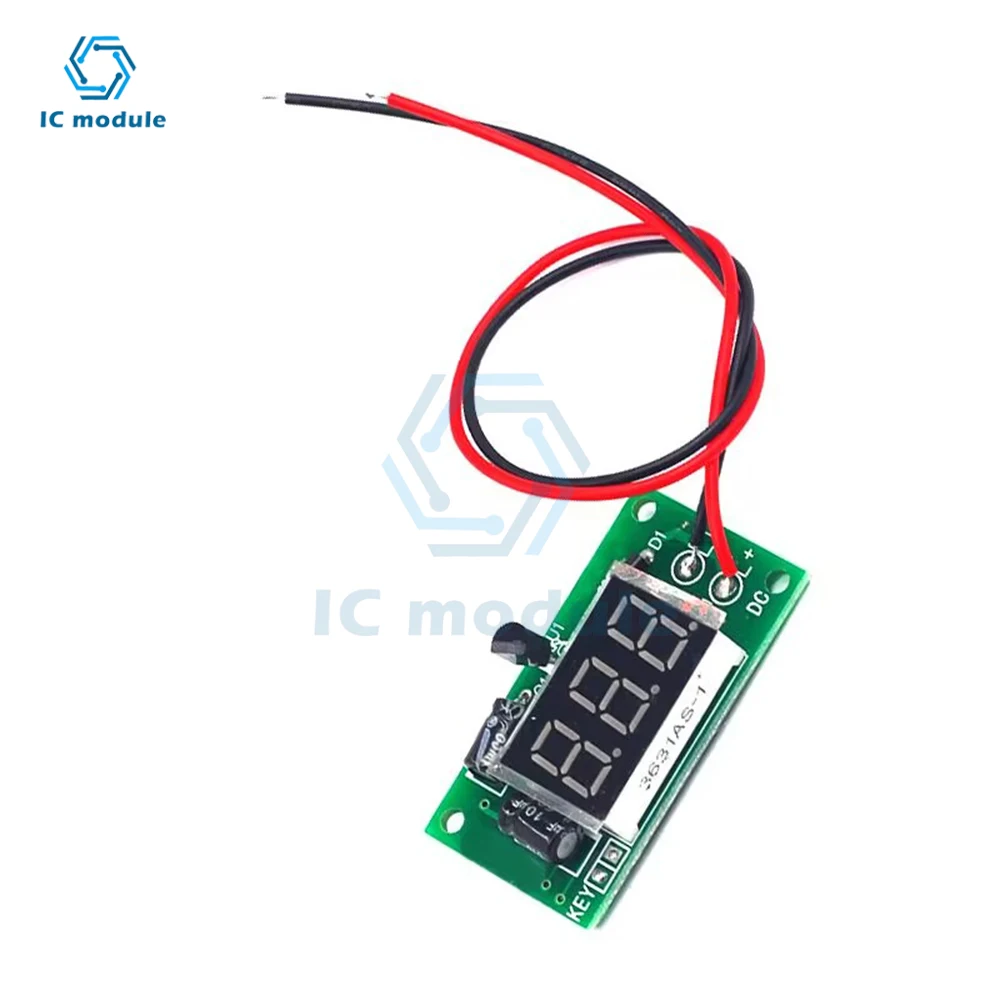 Tubo Digital Display Gatilho Módulo Contador, DC 12V, Power-ON, acumulador de 3 bits, 0,36"