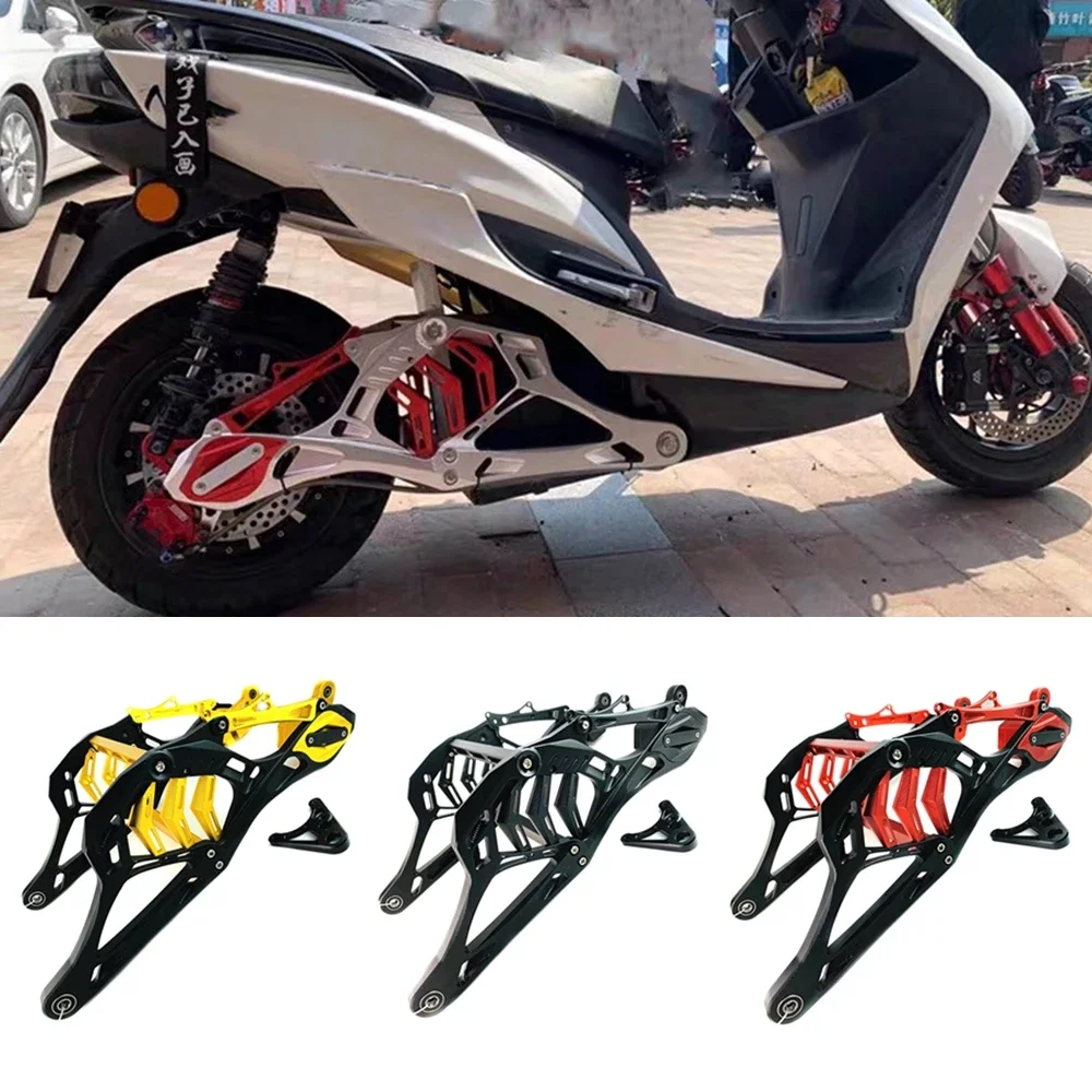 Moto Elettrica Braccio Oscillante Posteriore 3D CNC In Lega di Alluminio Costole di Ricambio Forcella Piatta Per Yamaha Scooter BWS CygnusX Modifica