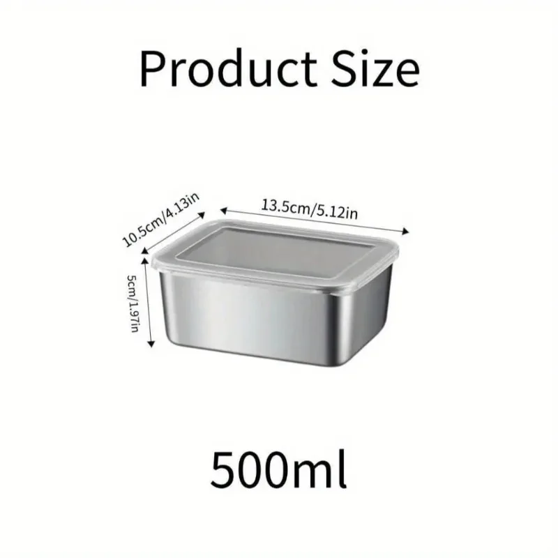 5-teiliges Edelstahl-Lebensmit – Meal Prep For Office Bewertung und Preis