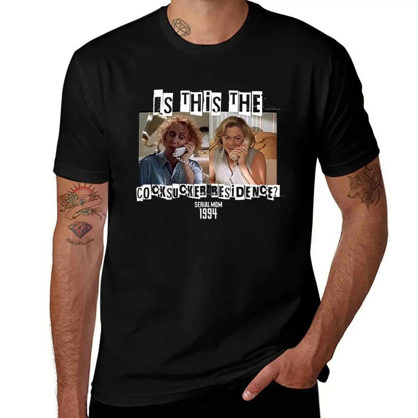 Is This The Cocksucker Residence? T-Shirt man t shirts for men T-Shirt