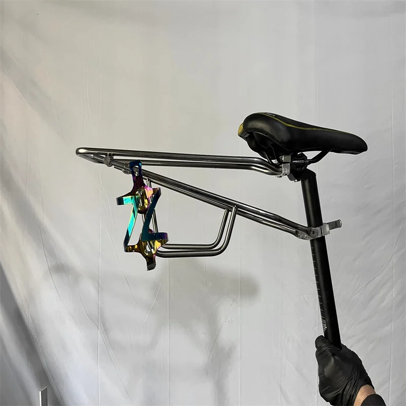 Bicycle 304 Stainless Steel Bicycle Tail Rack, Mountain Bike Tail Rack, Road Bike Rack