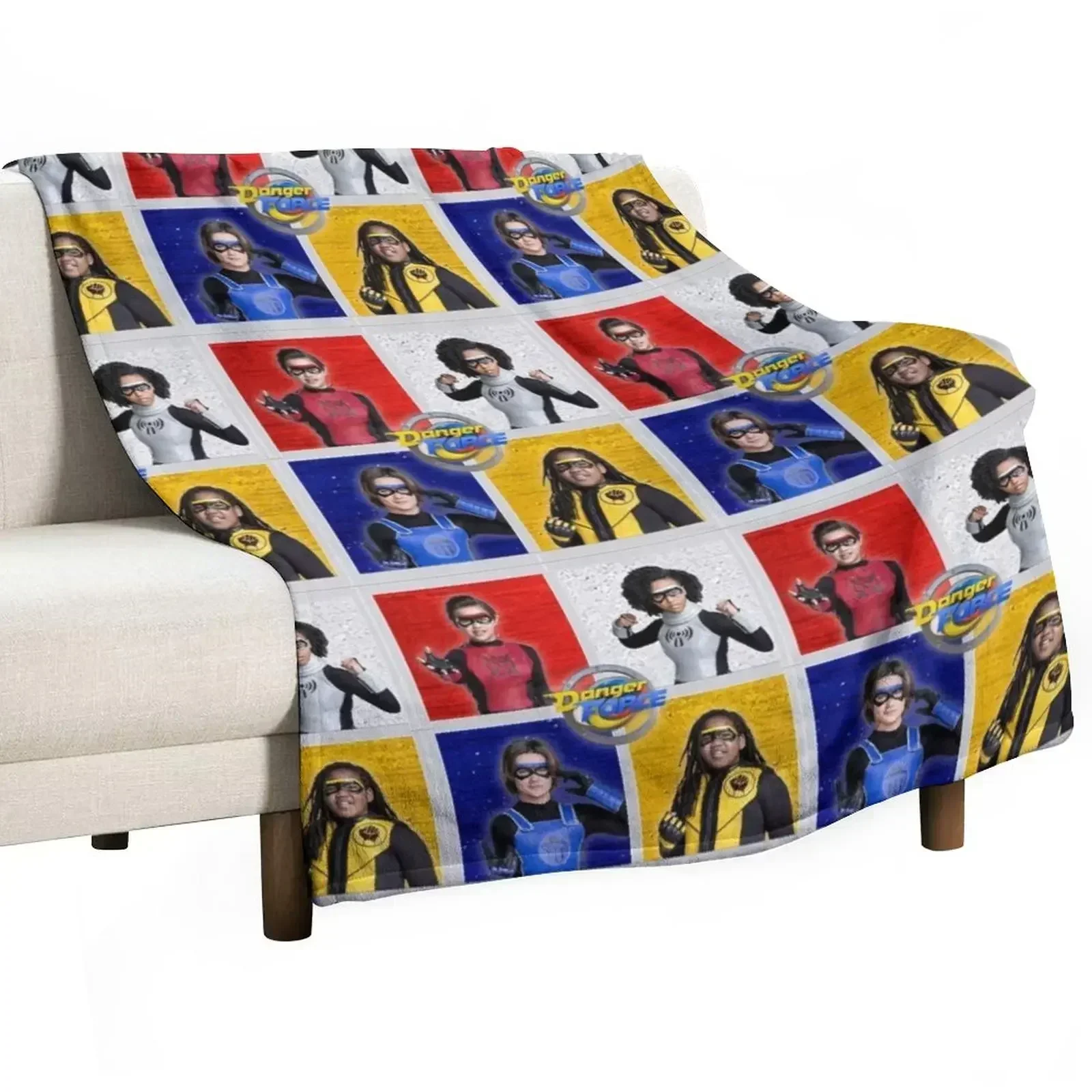 Danger Force Squad Throw Blanket Travel Single Polar warm for winter Summer cosplay anime Blankets