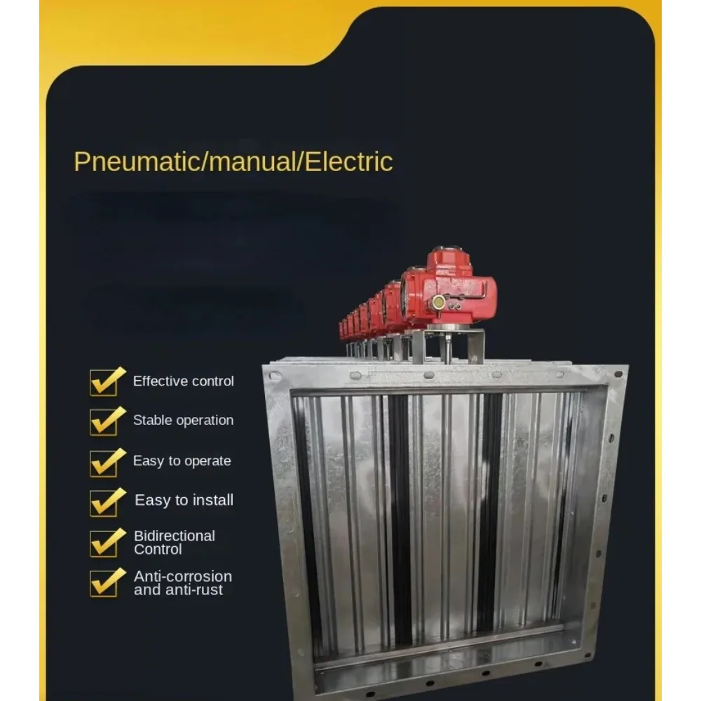 

Catalytic Combustion Equipment Special Valve Pipe Special Pneumatic Valve round and Square High Seal Valve Leak Prevention