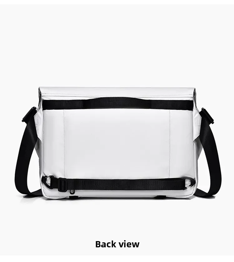 Große Umhängetasche mit viel Stauraum, wasserdichte Messenger-Tasche, mit Magnetverschluss, Handtasche für Laptops, ideal für Studenten und Männer. – Detail 23
