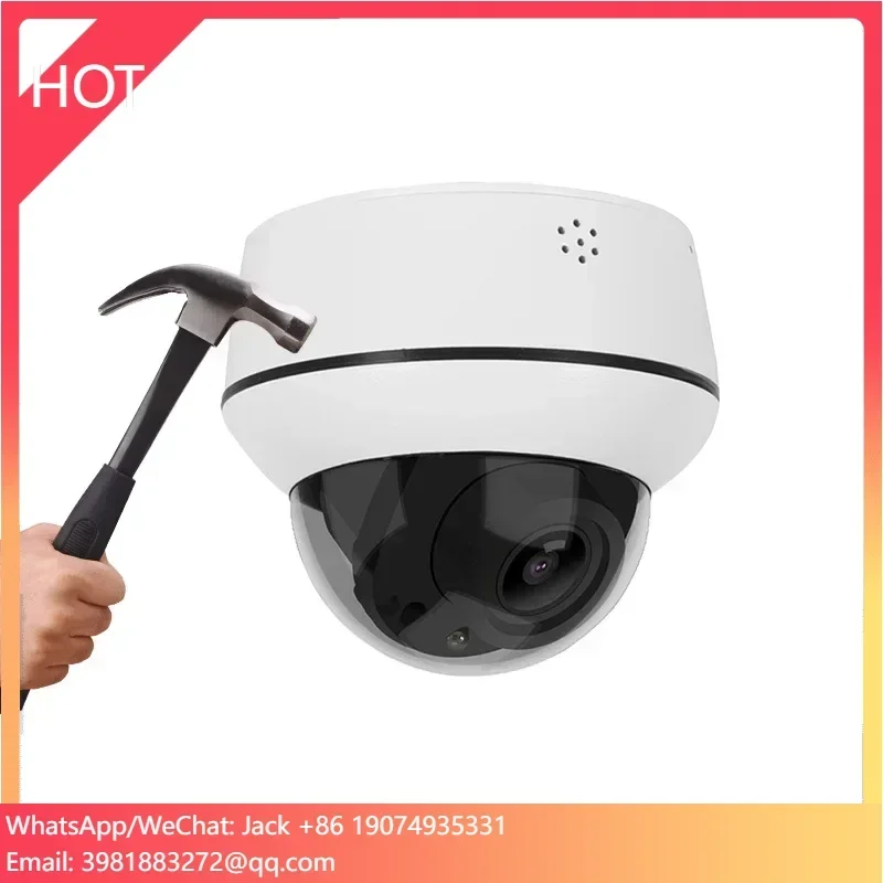 

SeeEasy NVR 5MP PTZ Dome Camera 4 X Optical Zoom Vandal Proof Network Camera POE Power Supply Pan Tilt Zoom Indoor Monitoring