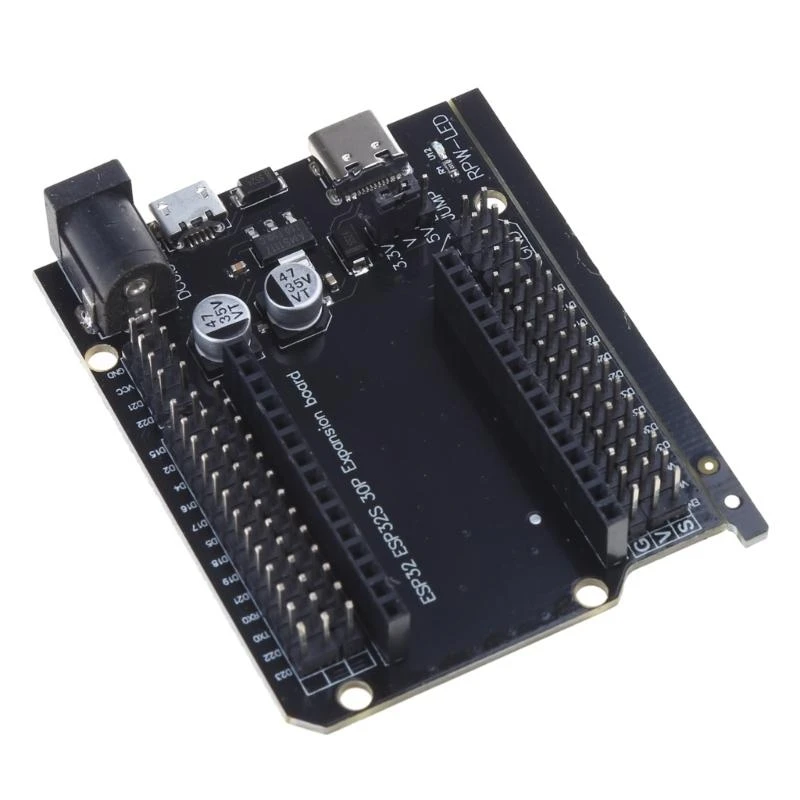 P9FA ESP32 Expansion Board ESP32 30p Devkit -v1 Power Modul Board ESP32S Type -C MicrousB Development Board