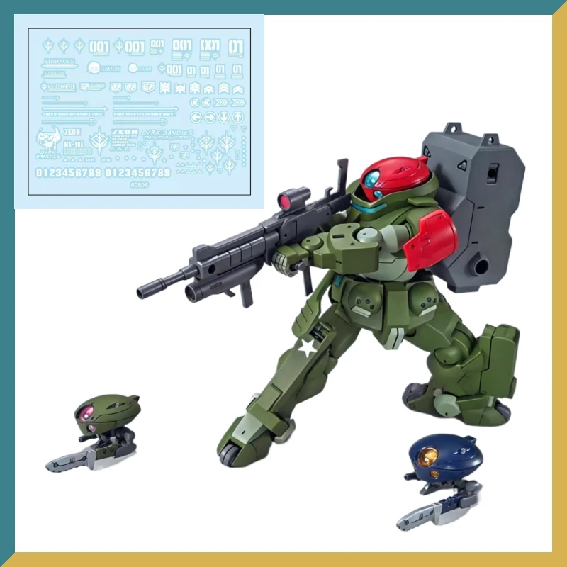 JZ HG1/144 الأحمر البيريه المشكل أرقام حقيبة الظهر التجمع نموذج مع التصحيح المائية قوس لعبة جمع هدية #1