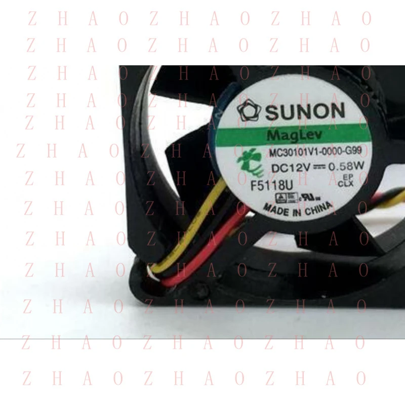 L+ for SUNON 3010 DC 12V MC3010V1-0000-G99 3-line ultra quiet cooling fan 30*30*10MM