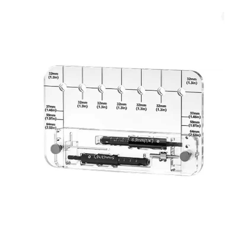 Installation Fine-Tuning Aid For Acrylic Positioning Jig Woodworking Shelf Hole Punch Locator Tool-Hot