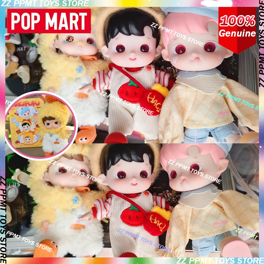 

POP MART HACIPUPU Little Foodie Series 1/12, экшн-фигурка, оригинальная слепая коробка, игрушки, Mystery Box, экшн-фигурка аниме, орнамент, подарки