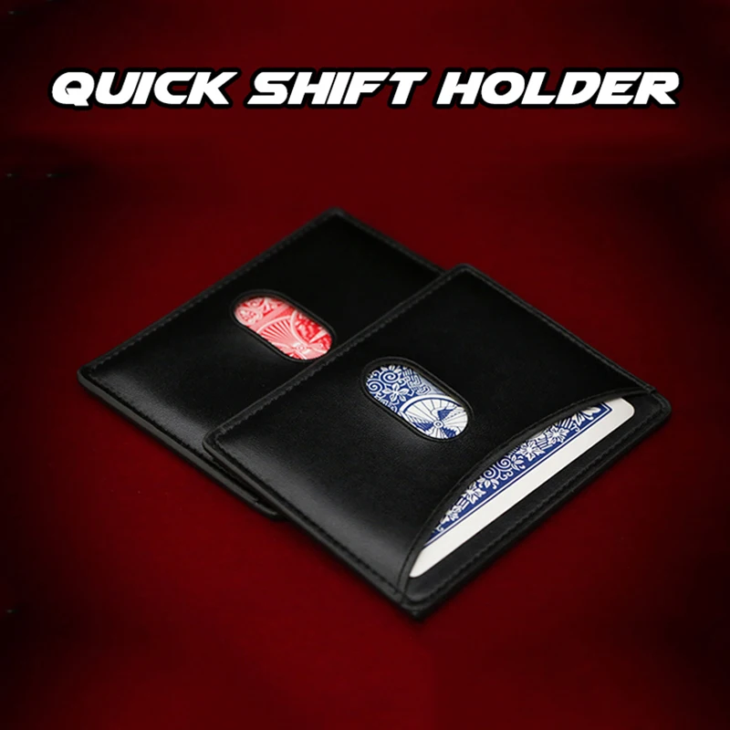 Support de changement rapide pour tours de magie, dispositif de carte de commutation ultime, portefeuille de cartes pratique, accessoires de magie de scène de magicien