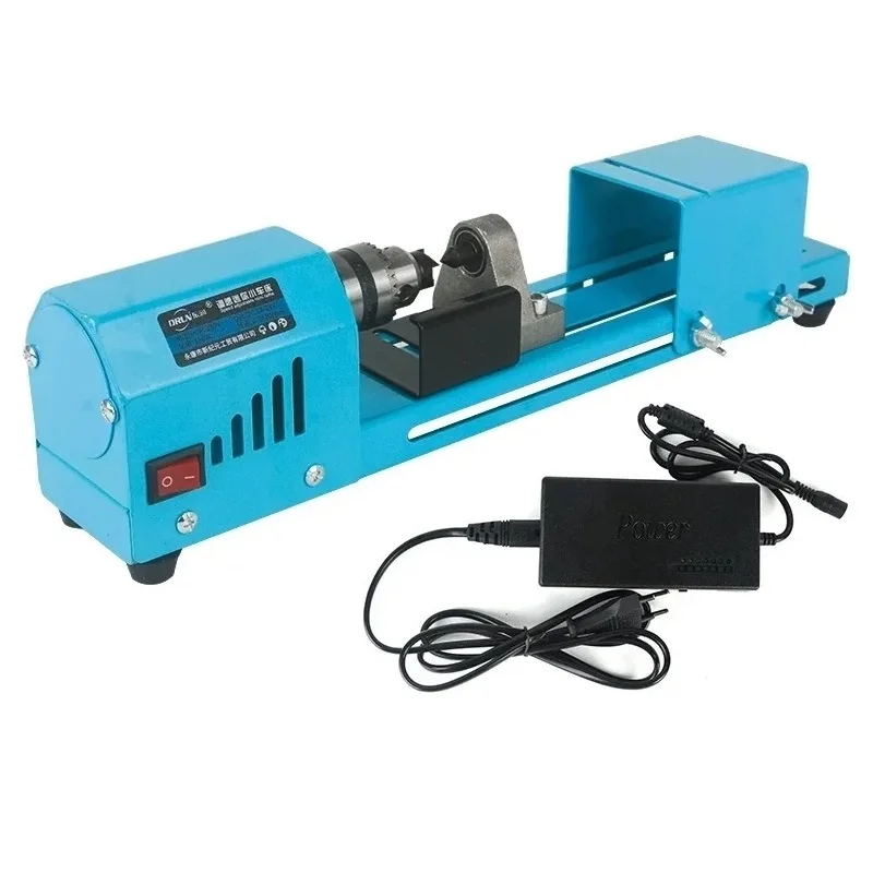 150W elektryczna mini tokarka koraliki szlifierka do drewna polerka i polerowanie frezowanie maszyna DIY obróbka drewna budda perła tokarka maszyny