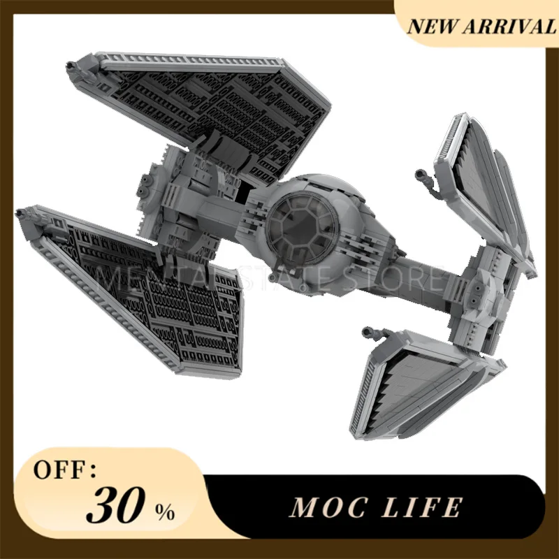 NEW 1811PCS Customized MOC TIE AVENGER Building Blocks Technology Bricks DIY Creative Assembly Education Toys Holiday Gifts