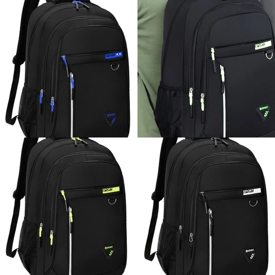 

【New style】New large-capacity outdoor men's backpack multi-layer casual travel wear-resistant business computer bag college stu