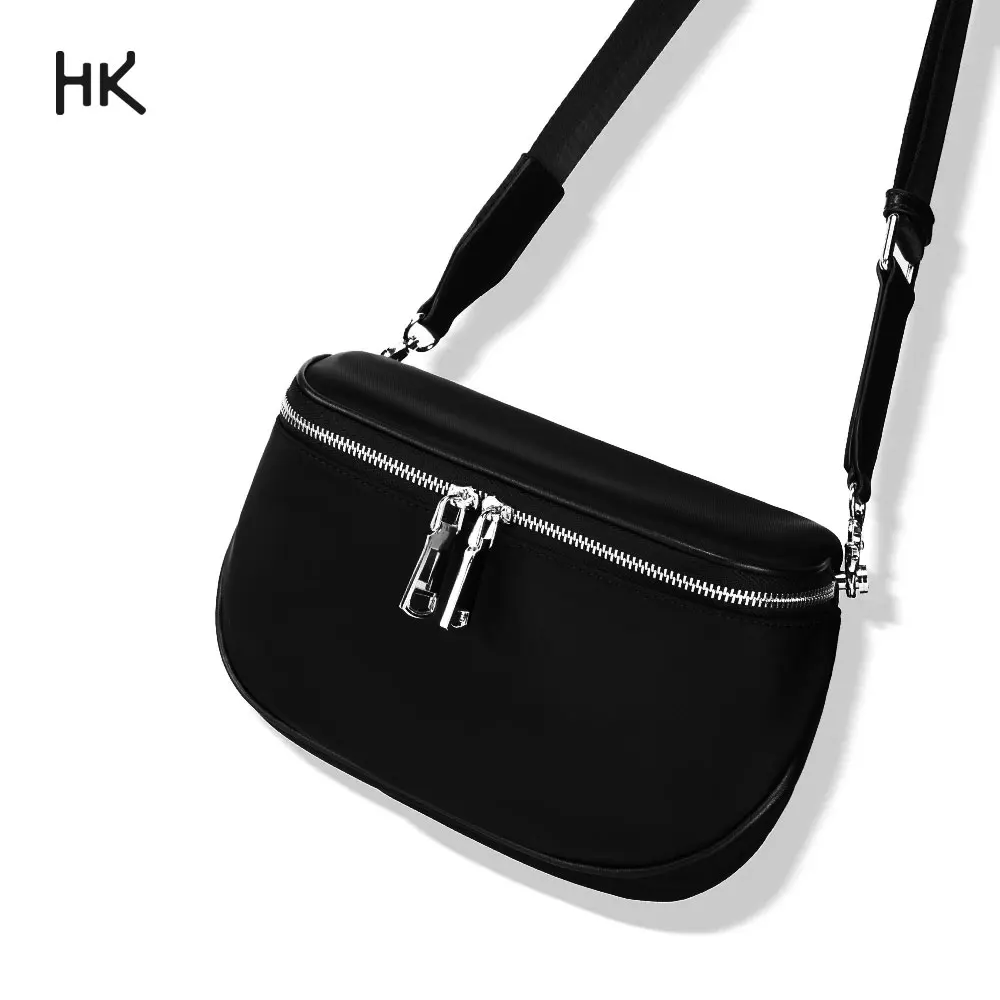 

HK Casual Men's Crossbody Bag Lightweight Waterproof Shoulder Messenger Pack Large Capacity Fanny Pack Travel Sport Waist Bags